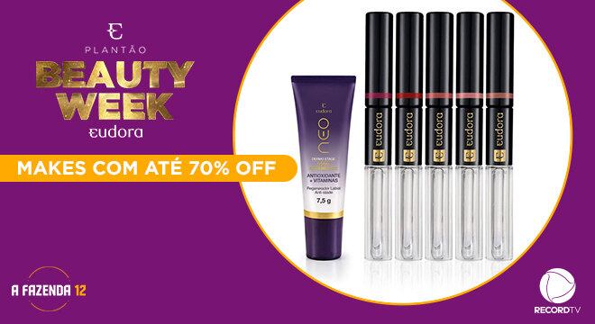 Ofertas exclusivas da Beauty Week Eudora