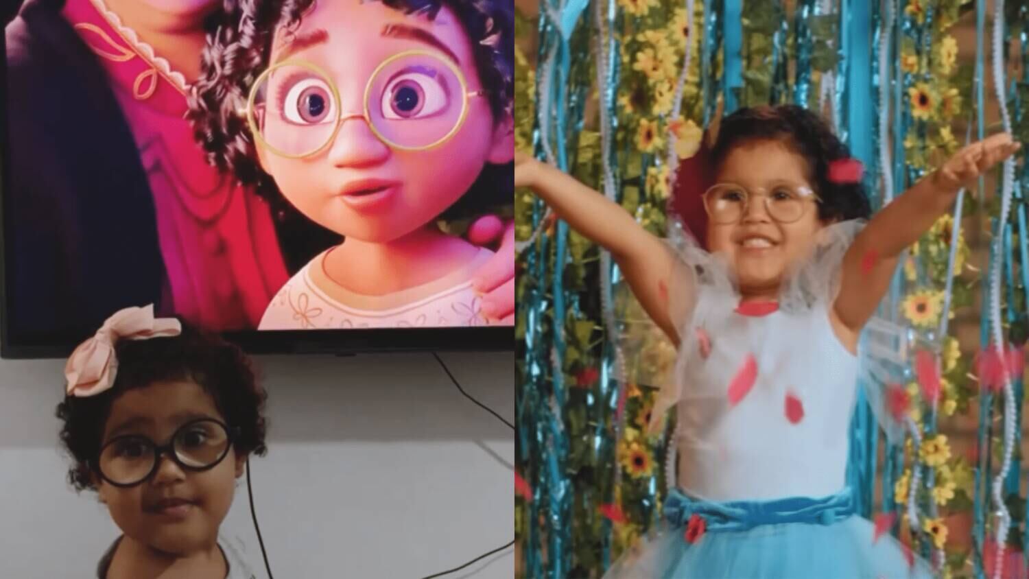 Trecho que Manu aparece é quando ela assiste o filme Encanto e se identifica com personagem