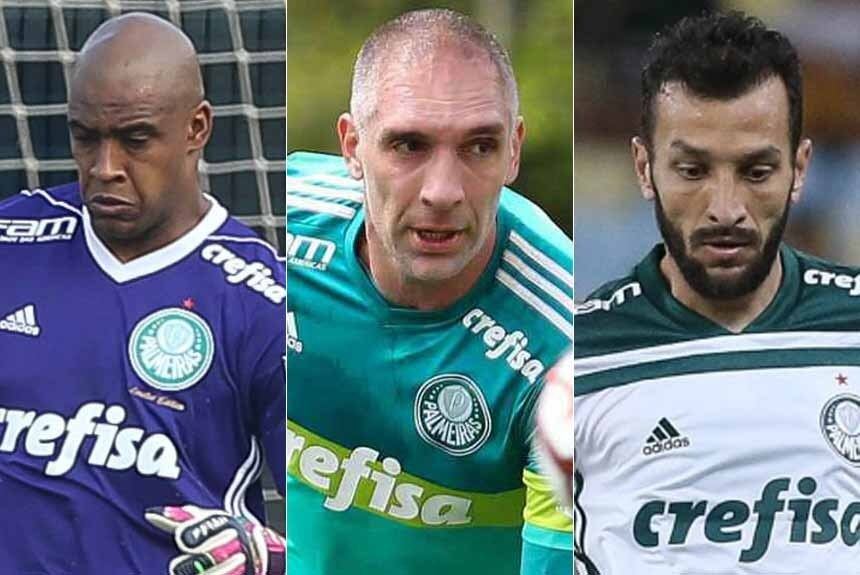 Os experientes Edu Dracena, de 37 anos, Jaílson, 37, e Fernando Prass, 40, terão seus vínculos encerrados no fim do ano no Palmeiras. Prass já falou em aposentadoria no fim da temporada. Já Edu e Jaílson permanecem com o futuro em aberto.
(Reprodução)