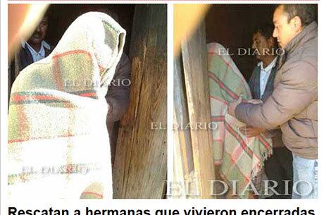 As irmãs tinham diversas infecções e uma delas precisou ser levada para uma clínica em Allende por ulcerações no corpo