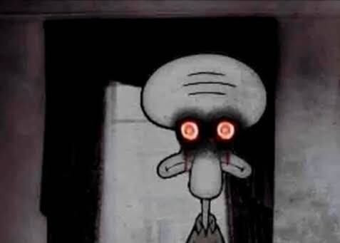 

Lula Molusco também já foi protagonista de uma creepypasta.
De acordo com o conto, um dos episódios jamais televisionados do Bob Esponja se
chama “O suicídio do Lula Molusco”. Nele, o personagem começava a se comportar
de maneira estranha, além das imagens e o áudio estarem distorcidos. No fim,
aparecia uma imagem do Lula Molusco com os olhos vermelhos e a história terminava