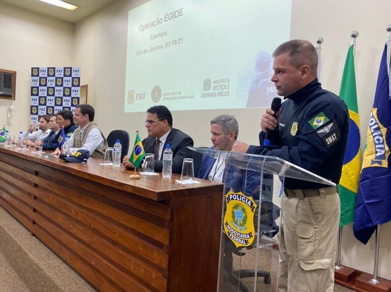 Evento de lançamento aconteceu na ponte Rio-Niterói
