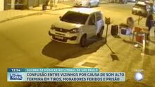 Confusão entre vizinhos por causa de som alto termina em tiros, moradores feridos e prisão em SP