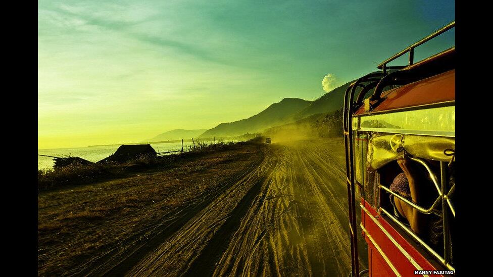 A foto Hora do Rush foi tirada durante as férias de Manny Fajutag nas Ilha Sibuyan nas Filipinas