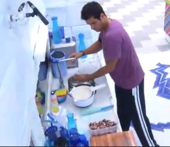Diego cozinha na Sibéria