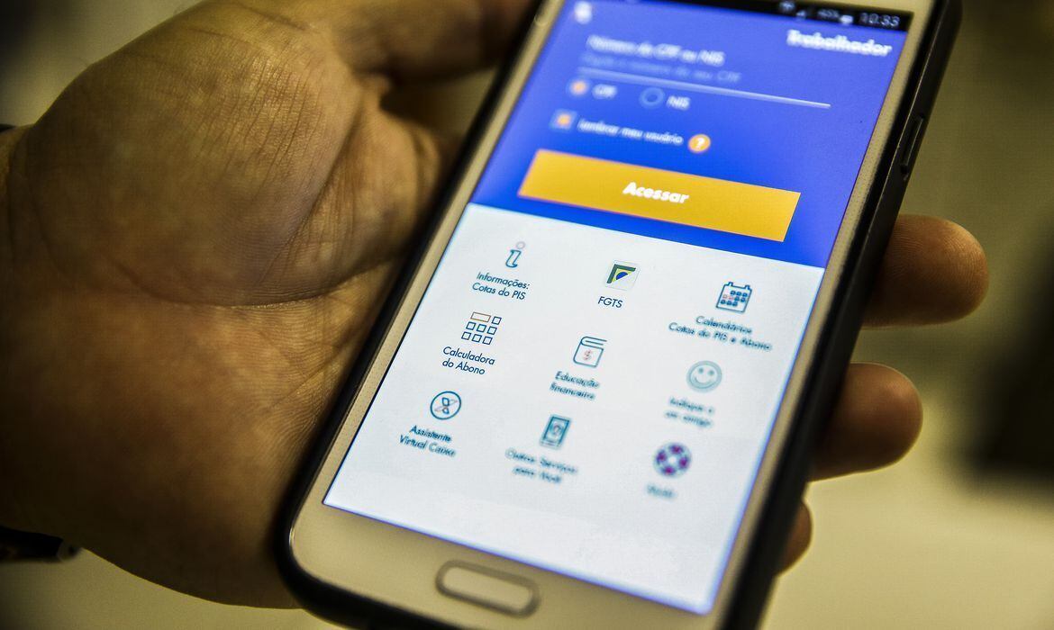 A rentabilidade do FGTS foi de 5,83% no ano passado
