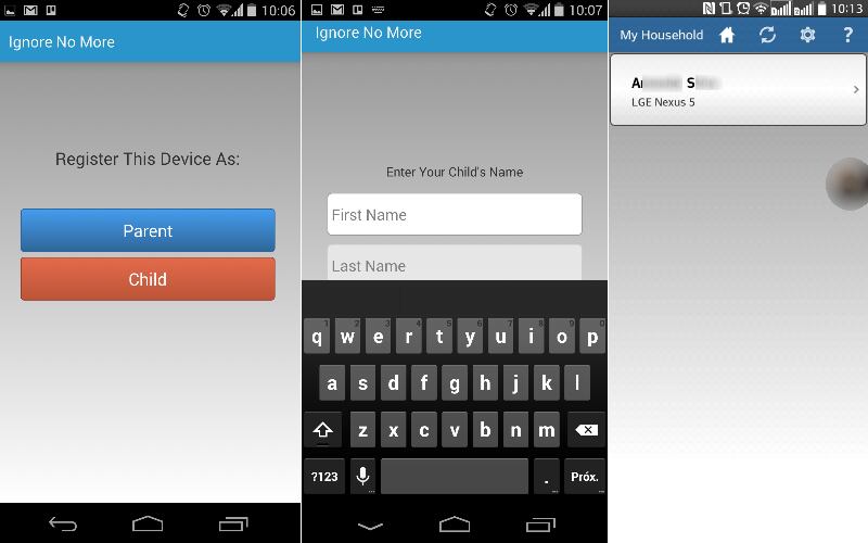 Depois disso, é preciso instalar o aplicativo no aparelho de cada filho. Acessando o app no celular dele, basta fazer login em sua "conta de pai" e clicar em registrar o aparelho como "Child". Em seguida, ele vai pedir o nome e o sobrenome da criança para constar em uma lista no aplicativo no celular do pai