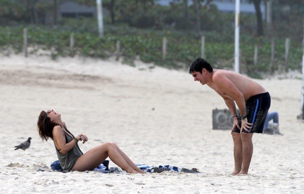 O clima descontraído tomou conta da gravação