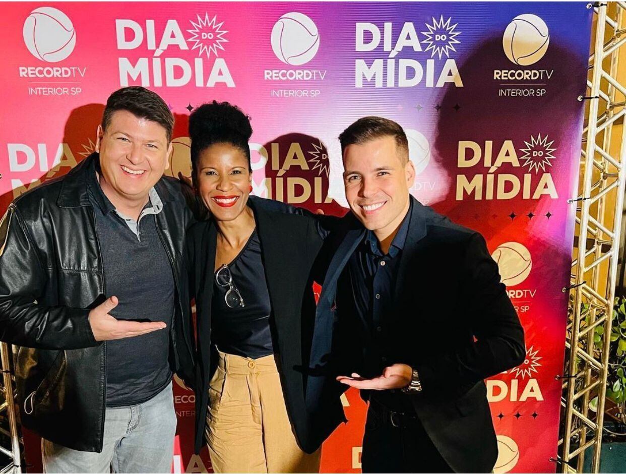 Record TV Interior SP realiza evento em comemoração ao Dia do Mídia.