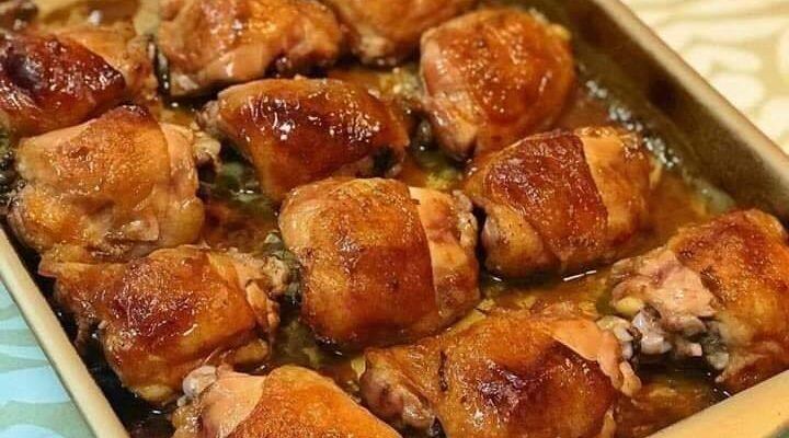 Sobrecoxas de Frango Assadas receita de vó veja como fazer hoje