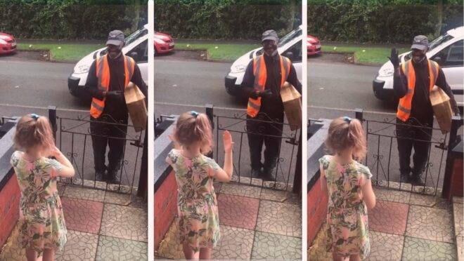 Ela notou que o entregador que sempre ia à sua casa na pandemia era surdo e aprendeu a dar “bom dia” na língua de sinais