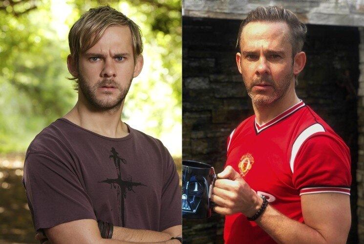 Dominic Monaghan vive o personagem Charlie Pace, um músico que experimenta a fama e acaba virando dependente químico. Hoje, o ator tem 42 anos 