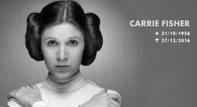 Morte de Carrie Fisher abalou famosos e fãs do mundo todo
