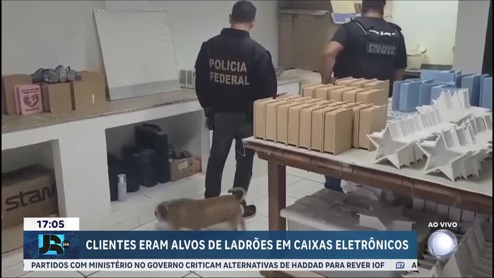 Grupo especializado em golpes em caixas eletrônicos é alvo de operação no Rio e em São Paulo
