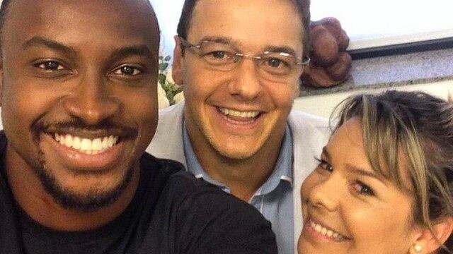 Thiaguinho, Rogério Padovan e Fernanda Souza: projeto pra casar magra