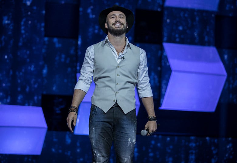 O ator Rodrigo Andrade, no ar na novela Jesus como o personagem Simão Zelote