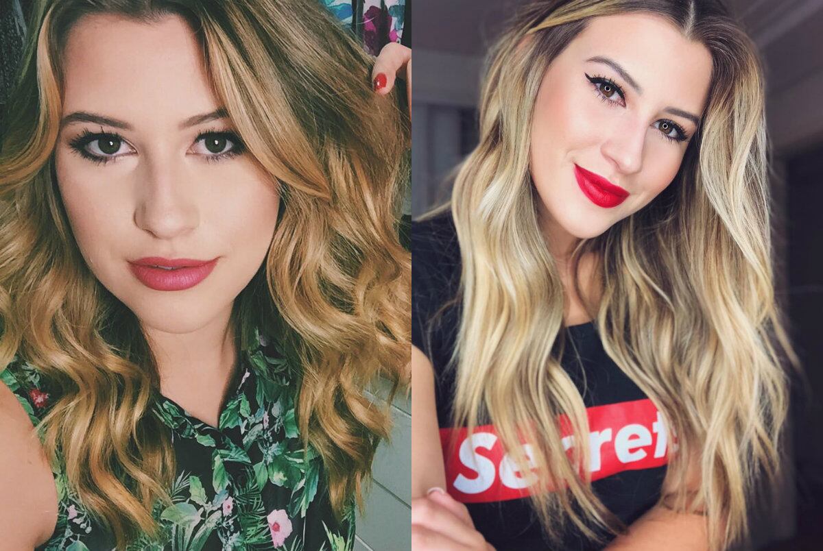 Pelas selfies também é possível notar a diferença