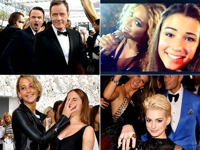 Você já foi "papagaio
de pirata" em alguma foto? Pois bem, saiba que essa brincadeira virou
febre entre as celebridades e até ganhou um nome: Photobomb. A tradução é o
mais engraçado: "foto bomba"