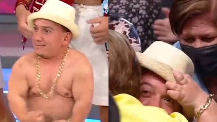 Não são só os participantes que gostam de exibir a barriguinha, não! Nesse caso, foi a vez do anão Pirulito sensualizar para as gatas e mostrar seu abdômen nada sarado, mas que garantiu a diversão do público.
A cena foi tão hilária que as fãs do anão vibraram quando Pirulito tirou a camiseta. Não demorou muito para ele subir na plateia e ganhar abraços das senhoras que estavam lá
