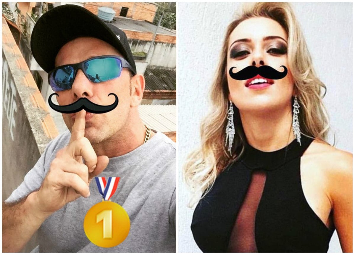 Rafael Ilha e a mulher, Aline Kezh