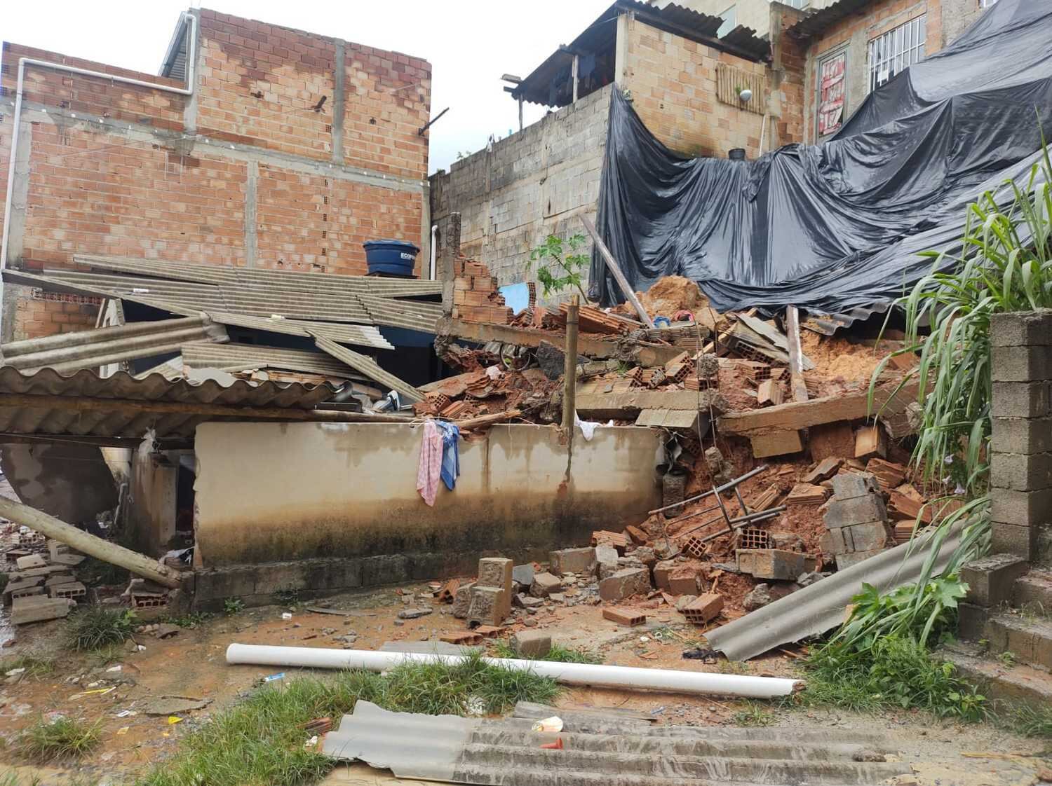 Deslizamento aconteceu no bairro São Gabriel