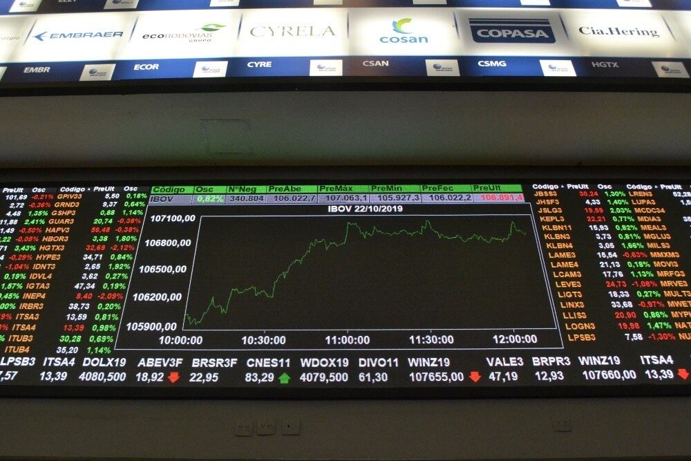 Bolsa de valores sinaliza sessão positiva nos primeiros negócios desta terça-feira (22)