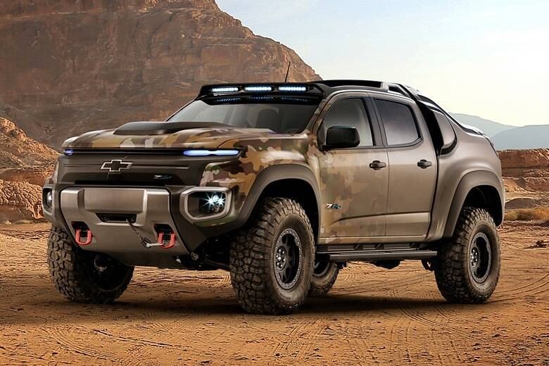 O exército dos Estados Unidos ganhará um reforço de peso em 2017. A General Motors criou o conceito ZH2 para uso pelas forças armadas norte-americanas, com base na picape Chevrolet Colorado, prima da nossa S10