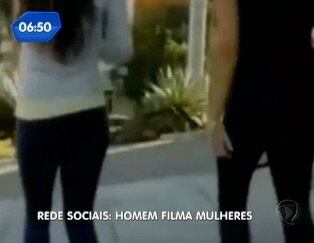 Homem filma mulheres sem permissão e coloca na internet