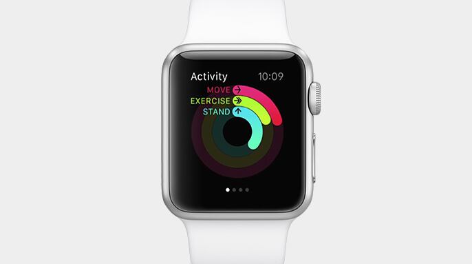 Assim como outros relógios inteligentes, o Apple Watch terá serviços fitness, como controle de batimentos cardíacos, contagem de passos, velocidade, movimento corporal, calorias queimadas, e tudo que possa melhorar a saúde do usuário
