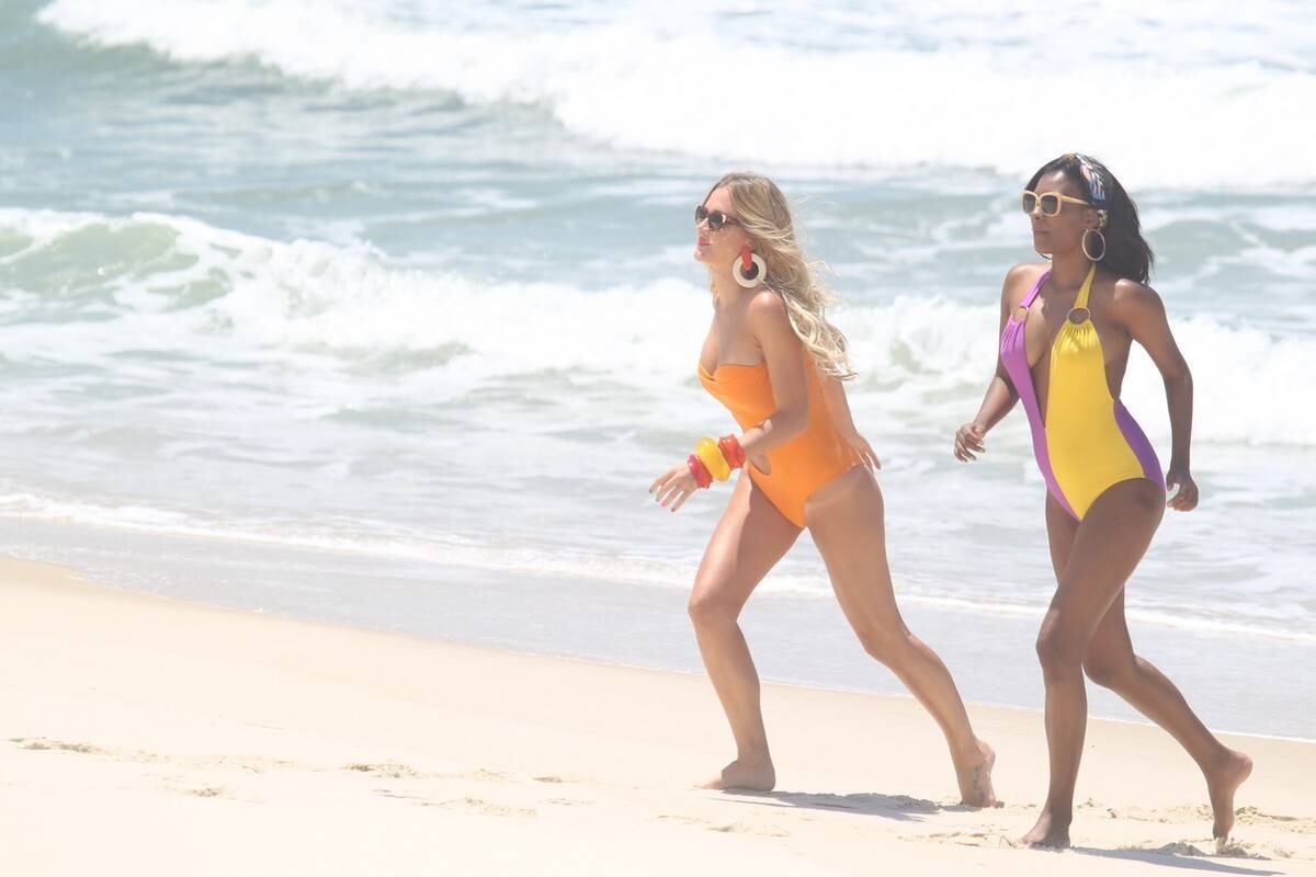 Fiorella Mattheis vira musa em clique musical de Diogo Nogueira