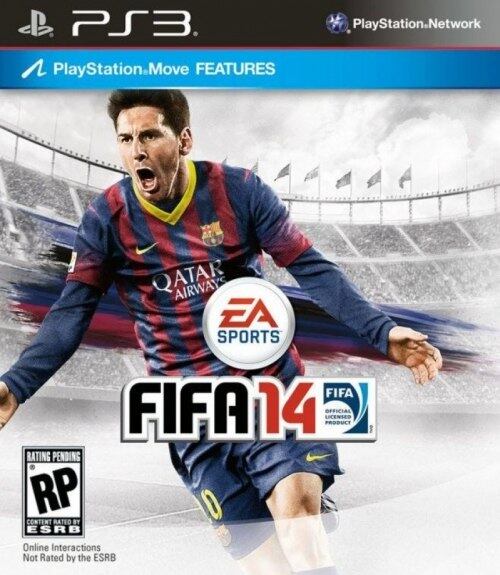 Lionel Messi seguiu seu reinado na capa do game, desta vez no FIFA 14. Nomes como o chileno Arturo Vidal e o colombiano Falcao Garcia, o galês Gareth Bale e polonês Robert Lew
