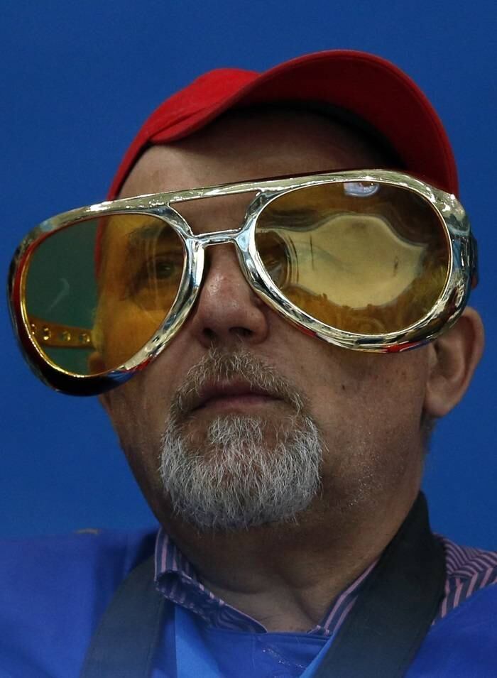 Não faltou criatividade aos torcedores