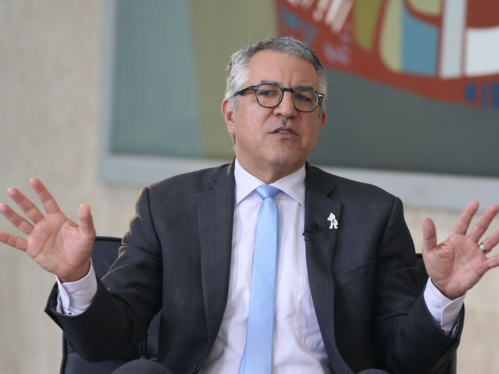 O ministro de Estado Chefe da Secretaria de Relações Institucionais da Presidência da República, Alexandre Padilha