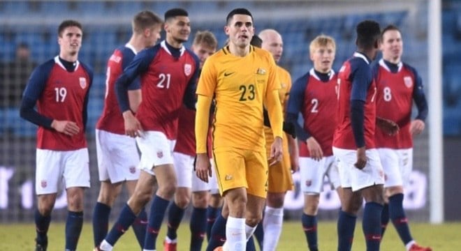 Seleção australiana é goleada pela Noruega, que não conseguiu se classificar para a Copa da Rússia