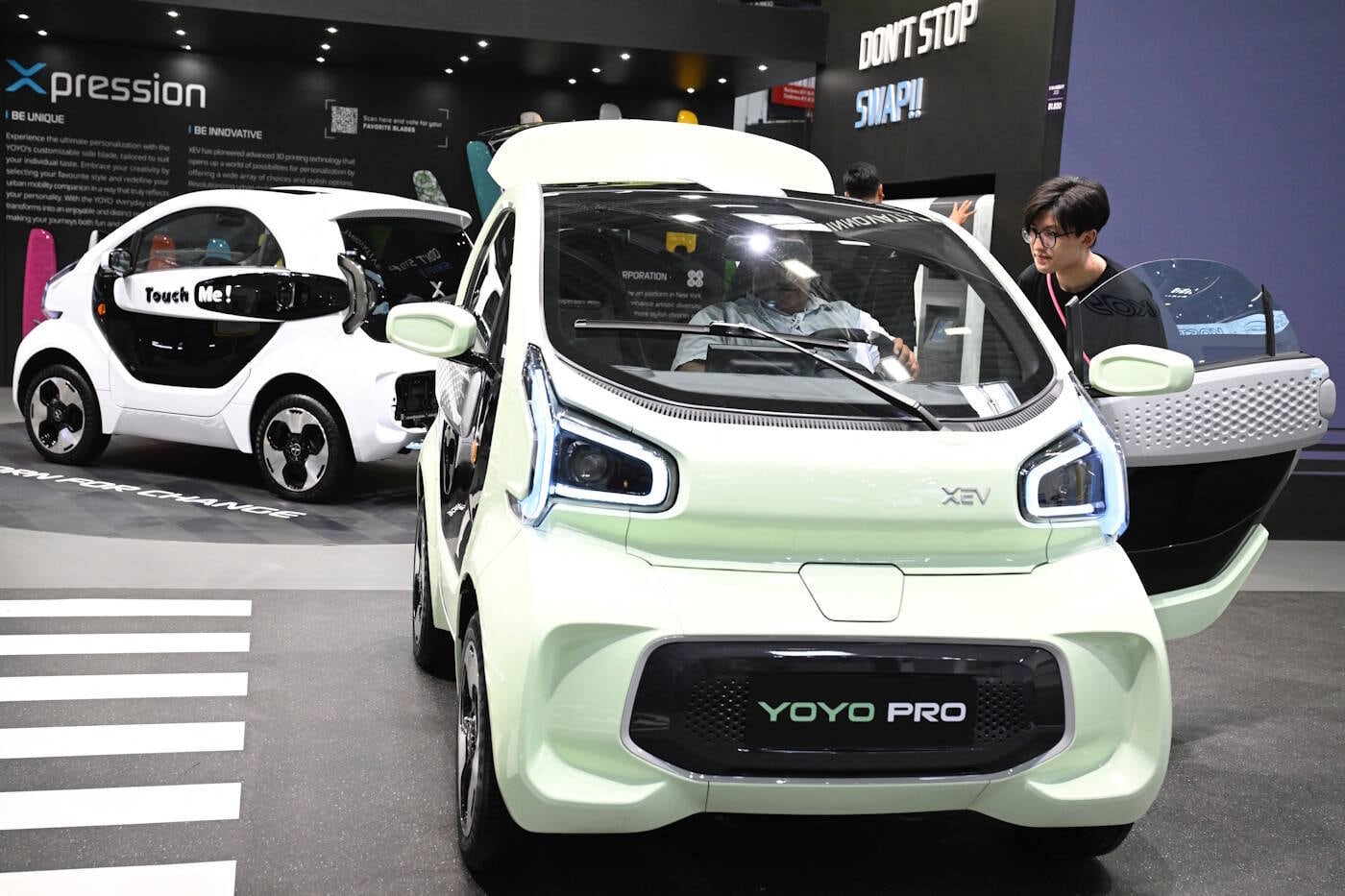 Desta vez, esse carrinho da foto é um XEV Yoyo Pro, ainda indisponível no Brasil