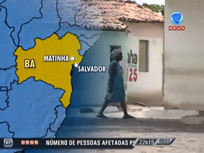 
Matinha, uma pequena cidade do interior da Bahia está
aterrorizada com misteriosos ataques a ovelhas e cabras. Acompanhe detalhes da matéria do Zapping