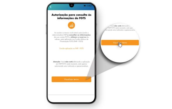 4 – Conheça os termos — Em seguida, clique em "Visualizar termo"