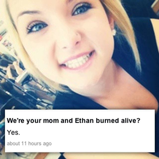 Hannah conta que só descobriu que sua mãe e irmão estavam
mortos após ter sido resgatada pelo FBI. DiMaggio incendiou a própria casa com
as duas vítimas dentro dela antes de tentar fugir com Hannah