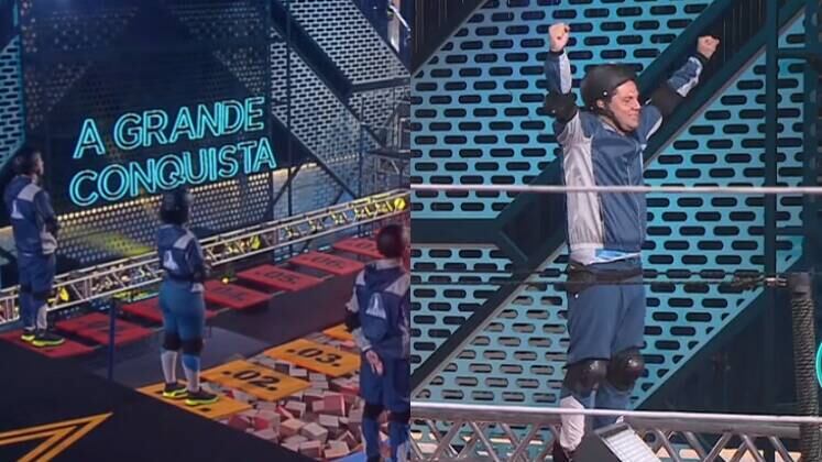 A primeira Prova da Virada foi marcada por conhecimentos gerais e muita adrenalina. Thiago Servo, Natália Deodato e Bruno Tálamo precisaram atravessar um caminho nas alturas, à medida que acertavam perguntas sobre os mais variados assuntos. O jornalista caiu logo de início, e a disputa acirrada foi entre Servo e Nati. No final, o cantor acabou levando a melhor e escapou da Zona de Risco