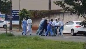 Paciente é resgatado aós fugir de hospital em Londrina (PR)