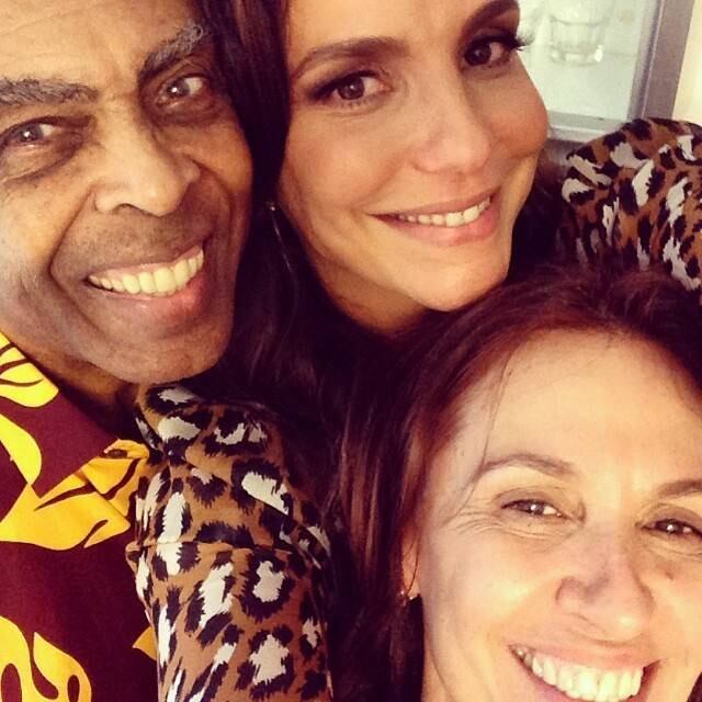 A festança aconteceu na casa de Gilberto Gil, em São Conrado, no Rio de Janeiro. Ivete Sangalo foi uma das ilustres convidadas