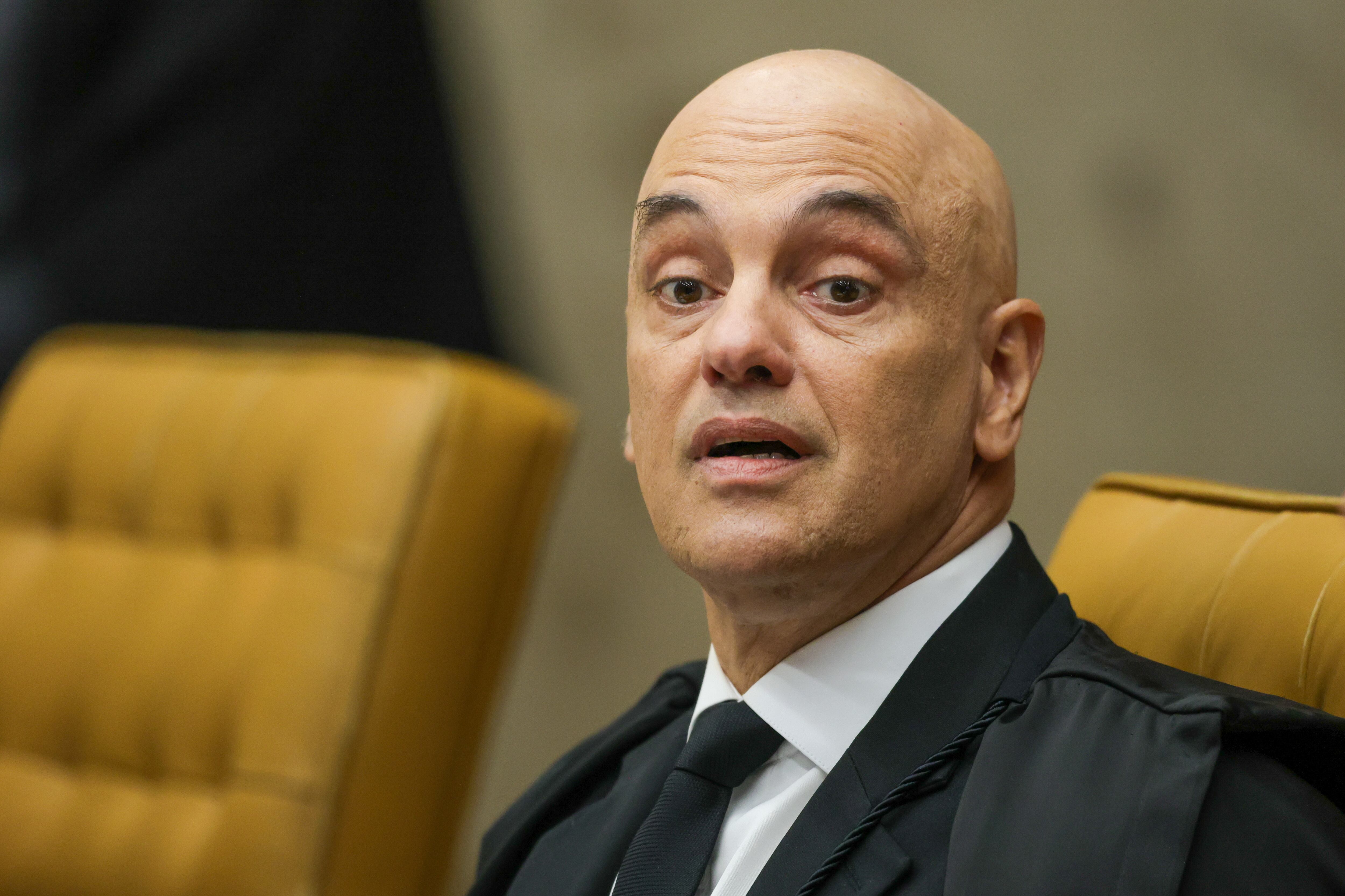 Brasília (DF) 01/08/2025 - Ministro Alexandre de Moraes durante sessão de abertura do segundo semestre judiciário no Supremo Tribunal Federal (STF).  Foto: Fabio Rodrigues-Pozzebom/ Agência Brasil