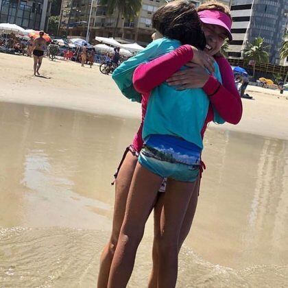 Em seu perfil no Instagram, Didi compartilhou fotos do momento e contou como foi a experiência de ambos