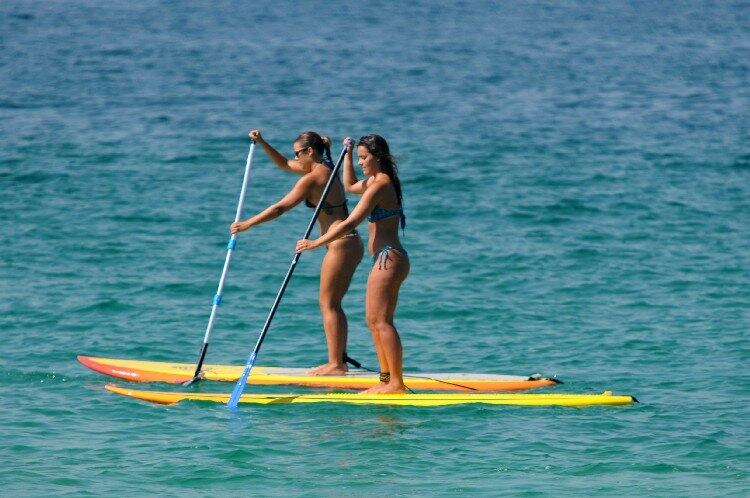 O stand-up paddle foi a sensação do verão