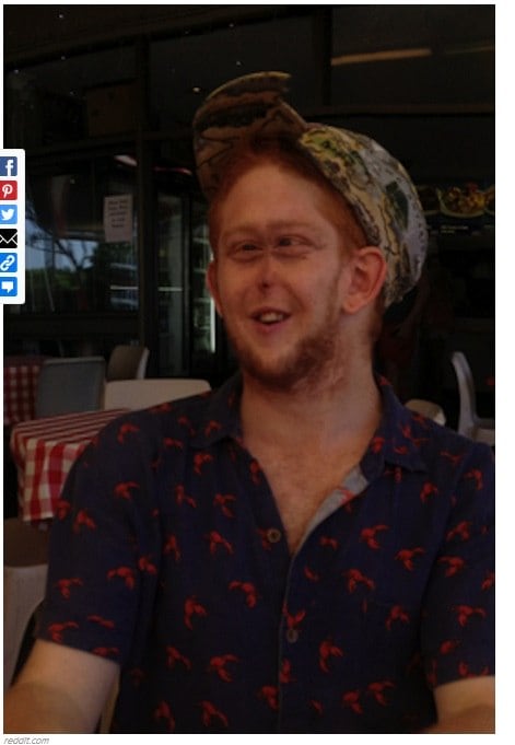 Assim como nesta imagem acima! A pessoa ficou deformada