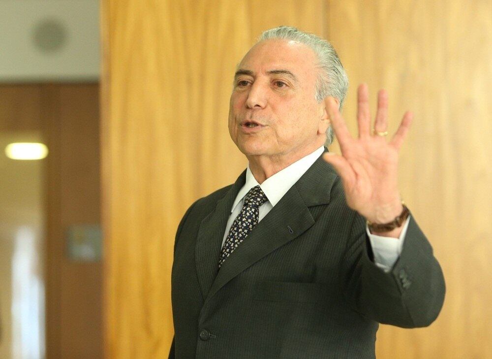 O presidente Michel Temer
