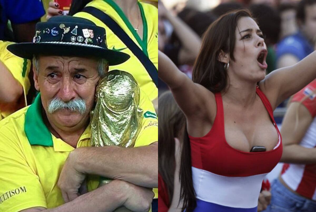 Os jogos de Copas do Mundo contam com um show à parte nas arquibancadas: torcedores entram no clima do torneio, vestem as cores dos países e se destacam no meio da galera. Alguns deles, no entanto, acabam chamando mais atenção do que o "normal". Foram os casos do "Gaúcho da Copa" e de Larissa Riquelme, por exemplo