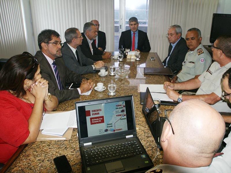 Na reunião, estiveram presentes responsáveis pela segurança do Carnaval de Salvador