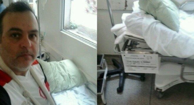 Luiz corre o risco de perder o braço enquanto aguarda por cirurgia; no corredor, ele era o número 7