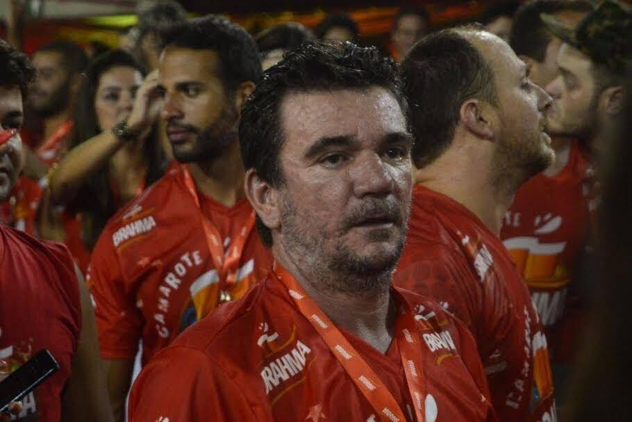 Andrés Sanchez participou do desfile do Unidos da Tijuca